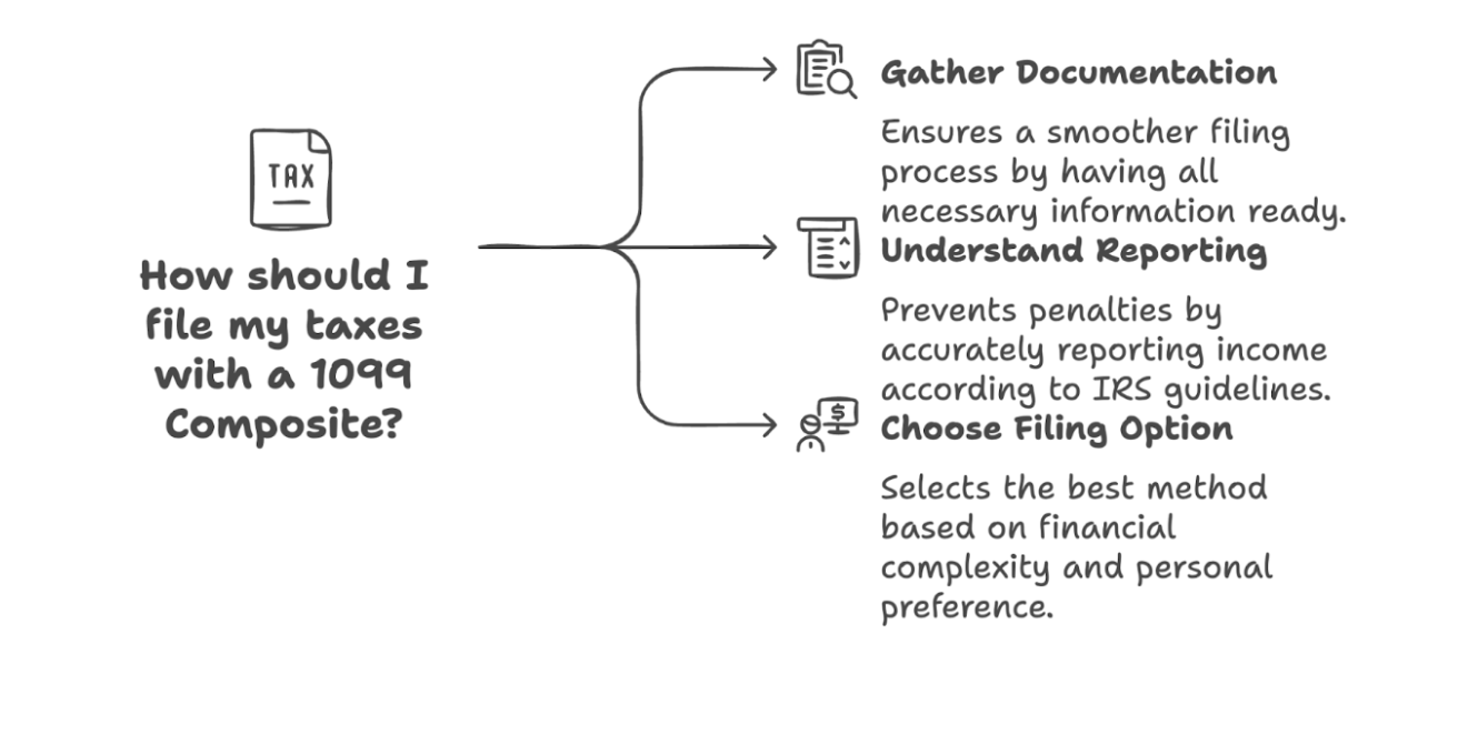 how to file 1099 composite?