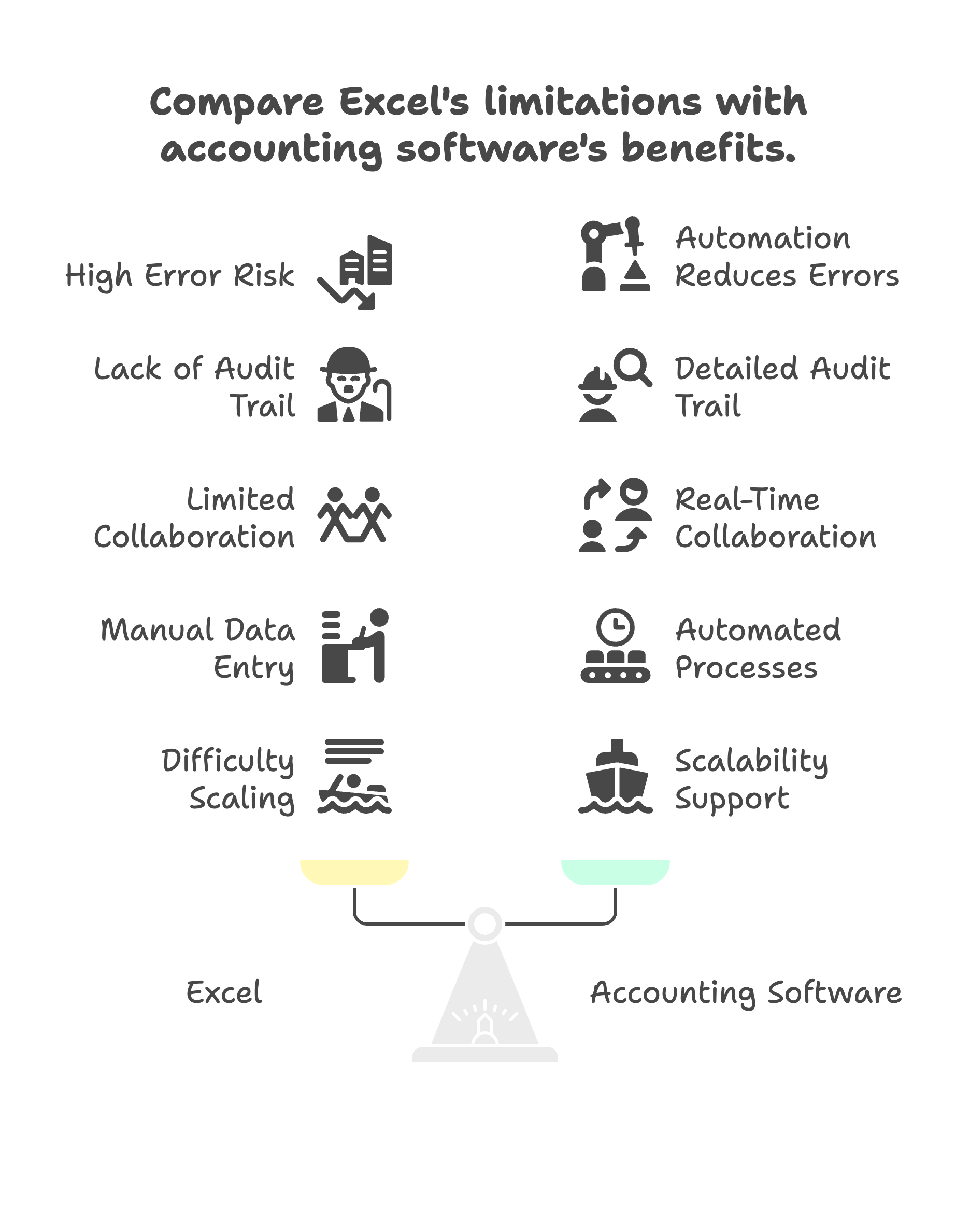 The Limitations and Risks of Using Excel for Accounting