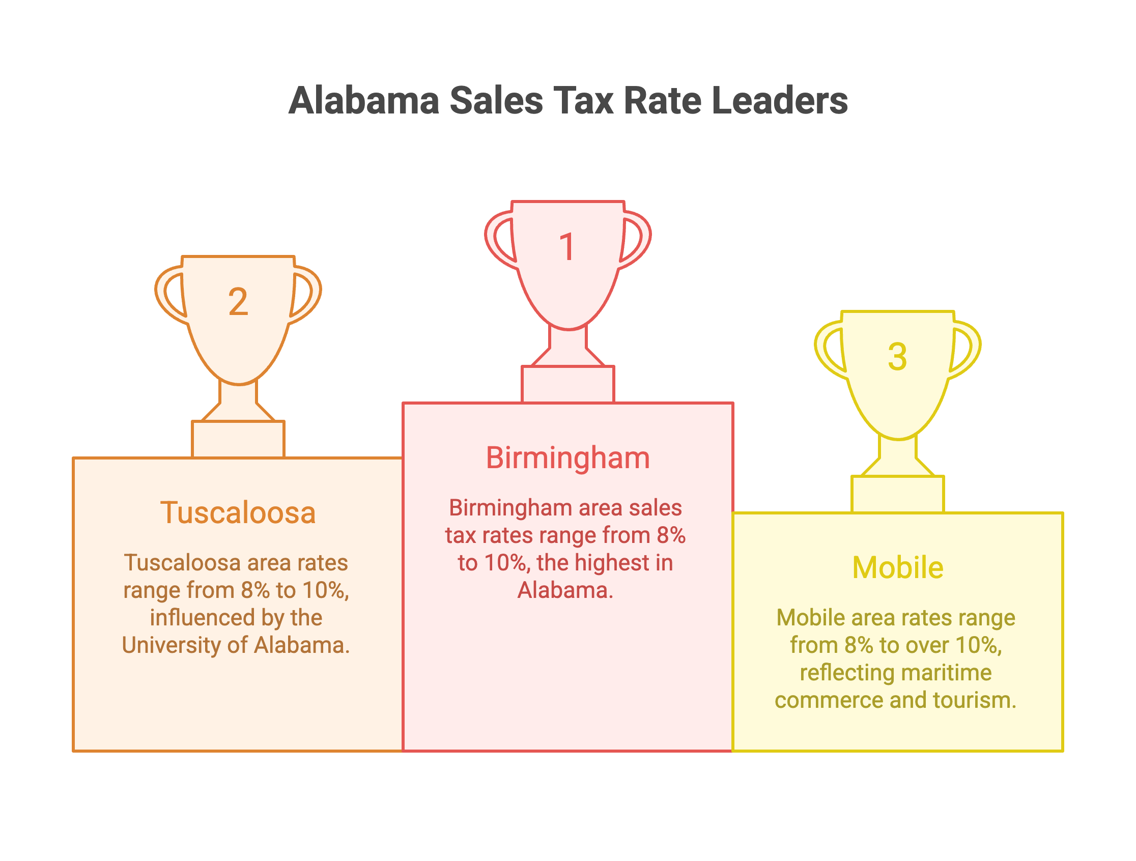 Alabama Sales Tax Rates by Region