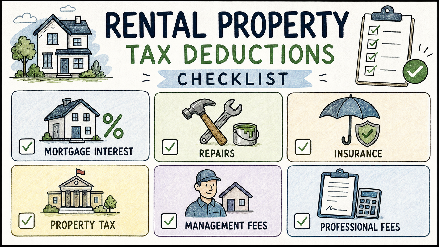 Rental Property Tax Deductions Checklist