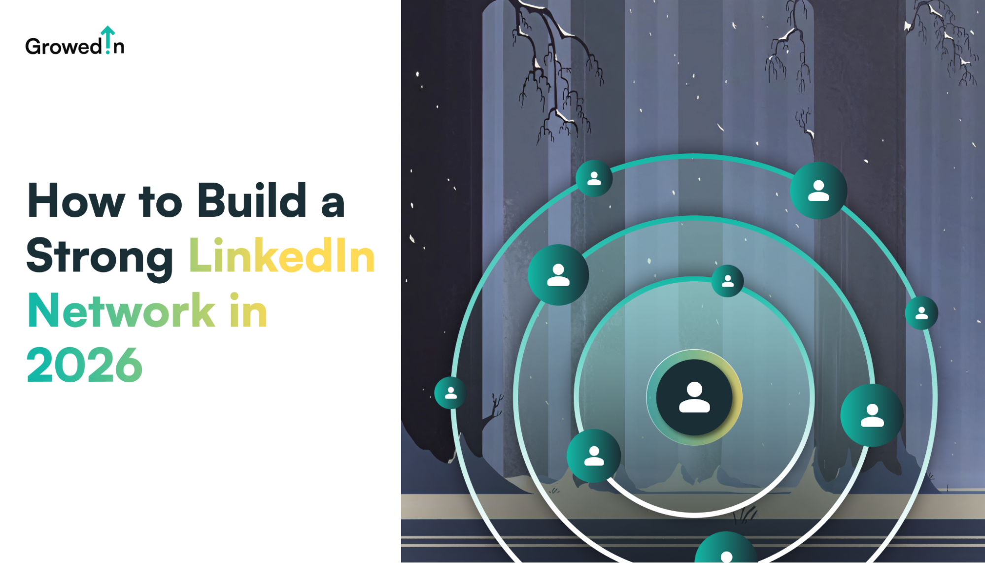 Illustration accompanying the guide on building a strong LinkedIn network in 2026