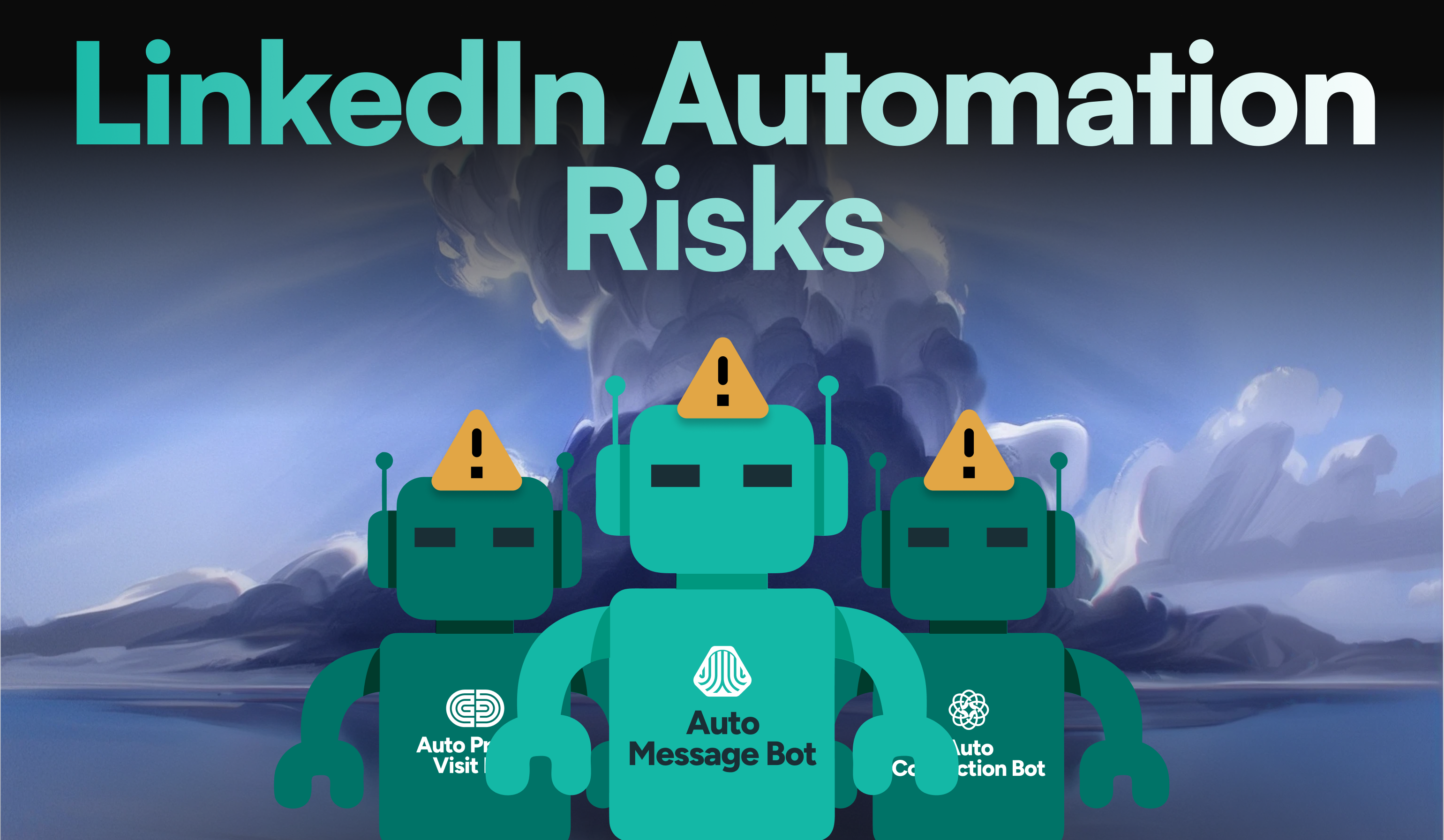 Illustration of the hidden risks of LinkedIn automation tools