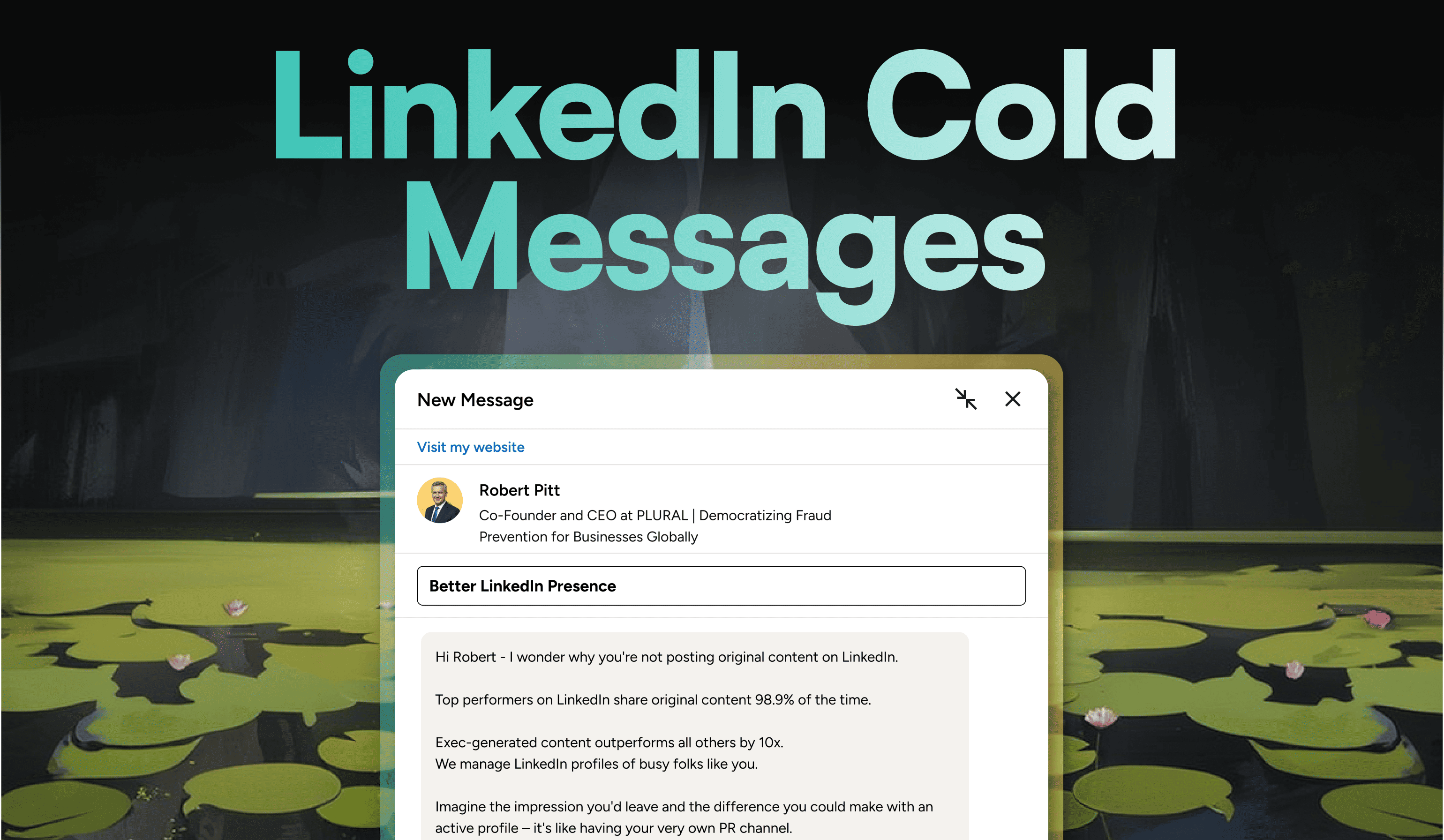 Example of a well written LinkedIn cold message