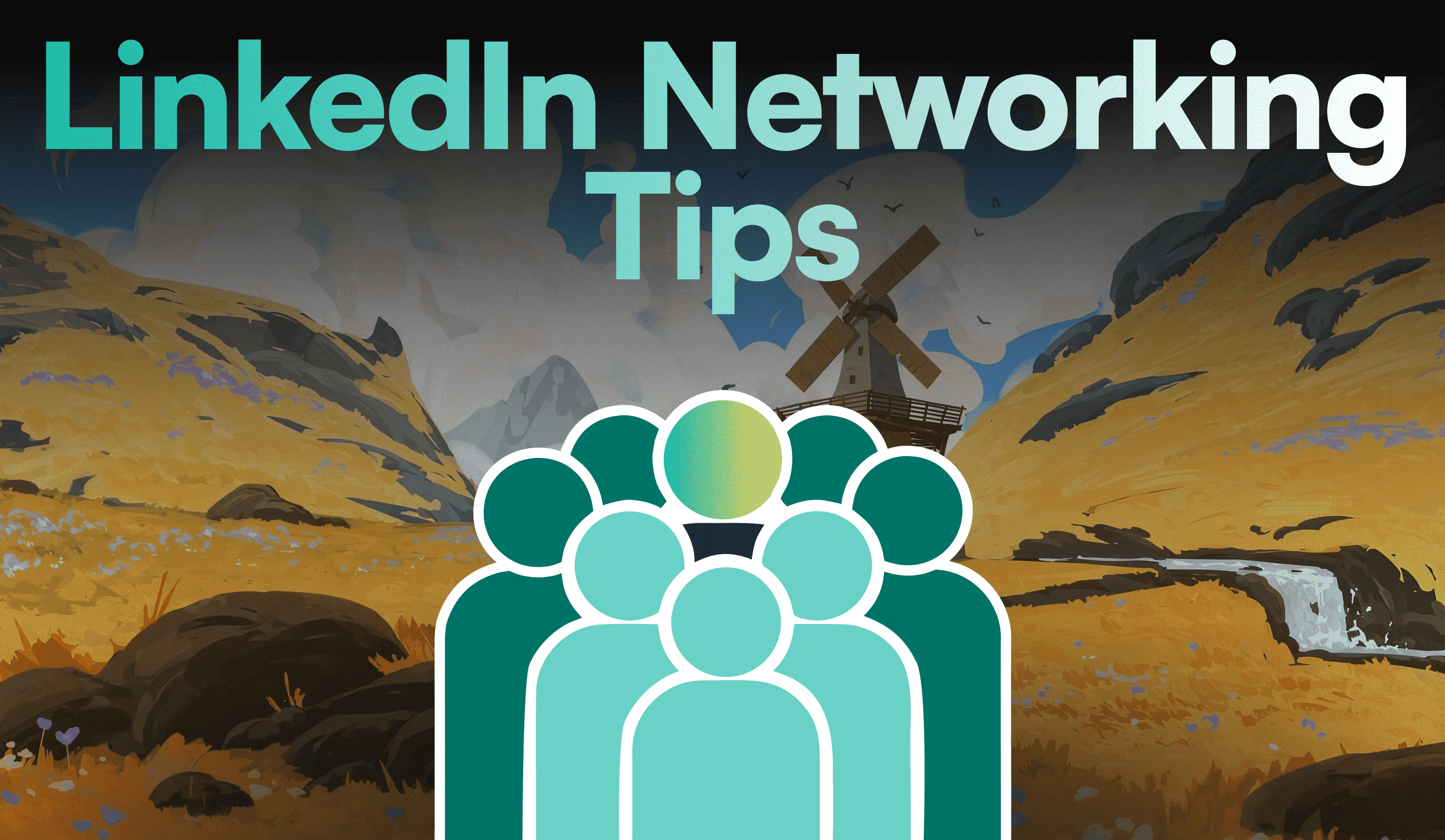 Illustration of networking better on LinkedIn using Sales Navigator