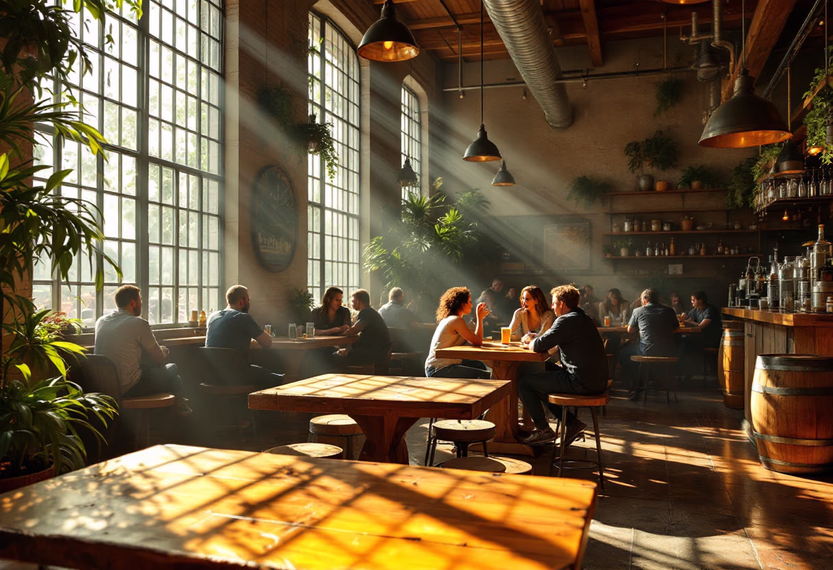 image of taproom (for a craft brewer)