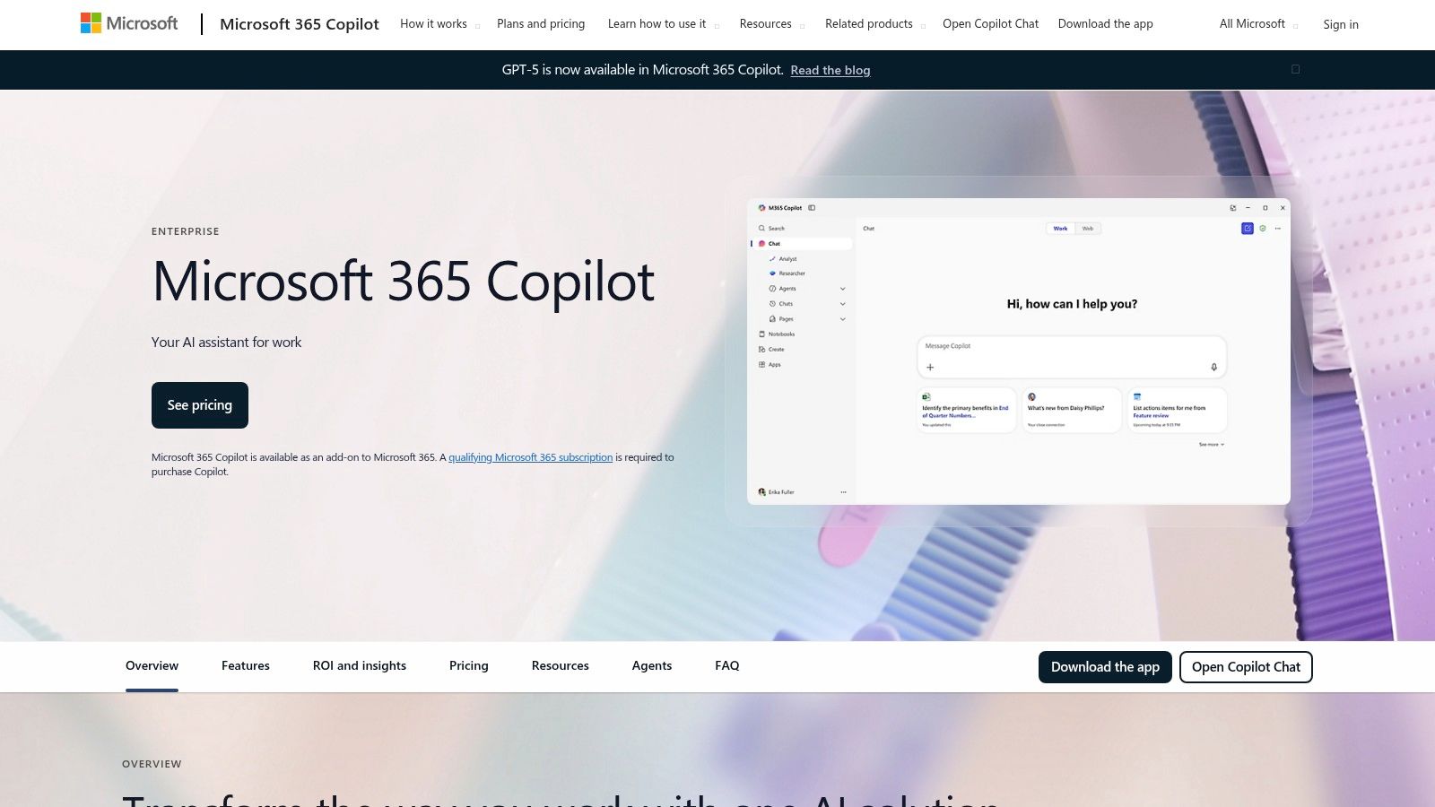 Microsoft 365 Copilot for Sales