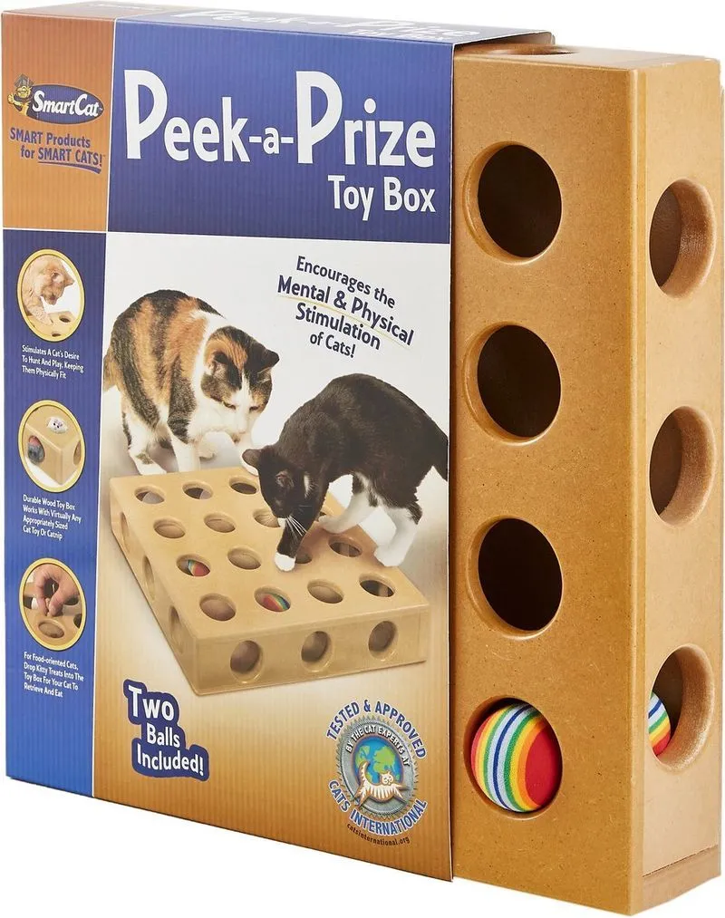 SmartCat Peek-a-Prize Toy Box slide 1 of 9