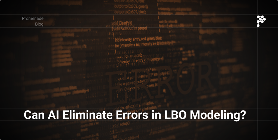 Can AI eliminate errors in LBO Modeling?