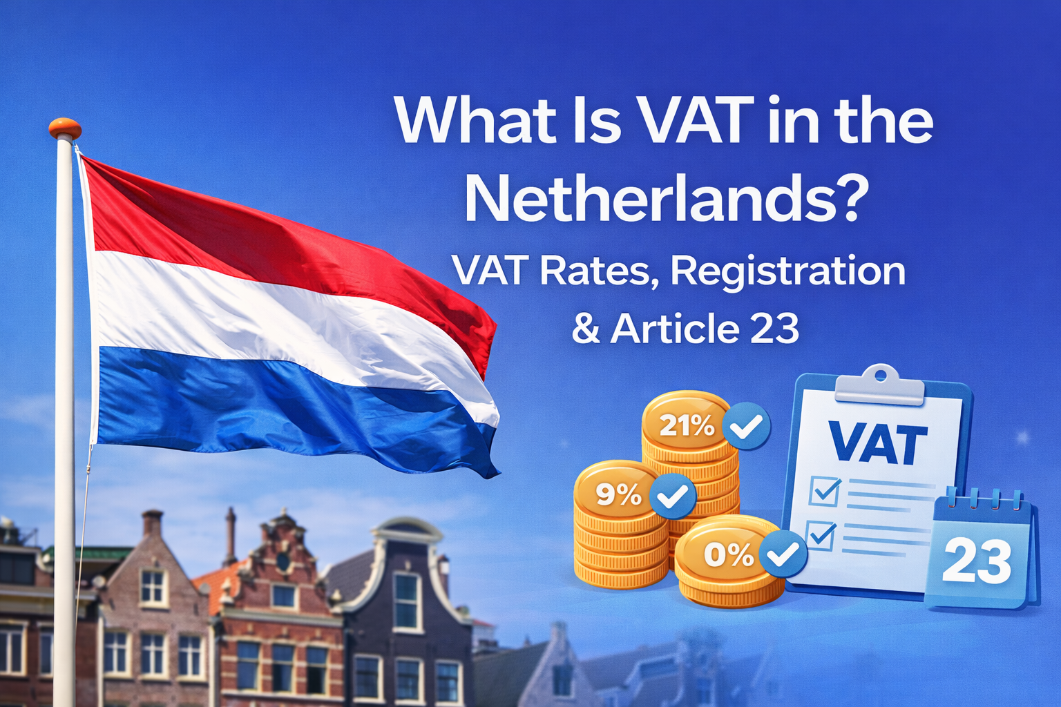What Is VAT in the Netherlands? VAT Rates, Registration & Article 23