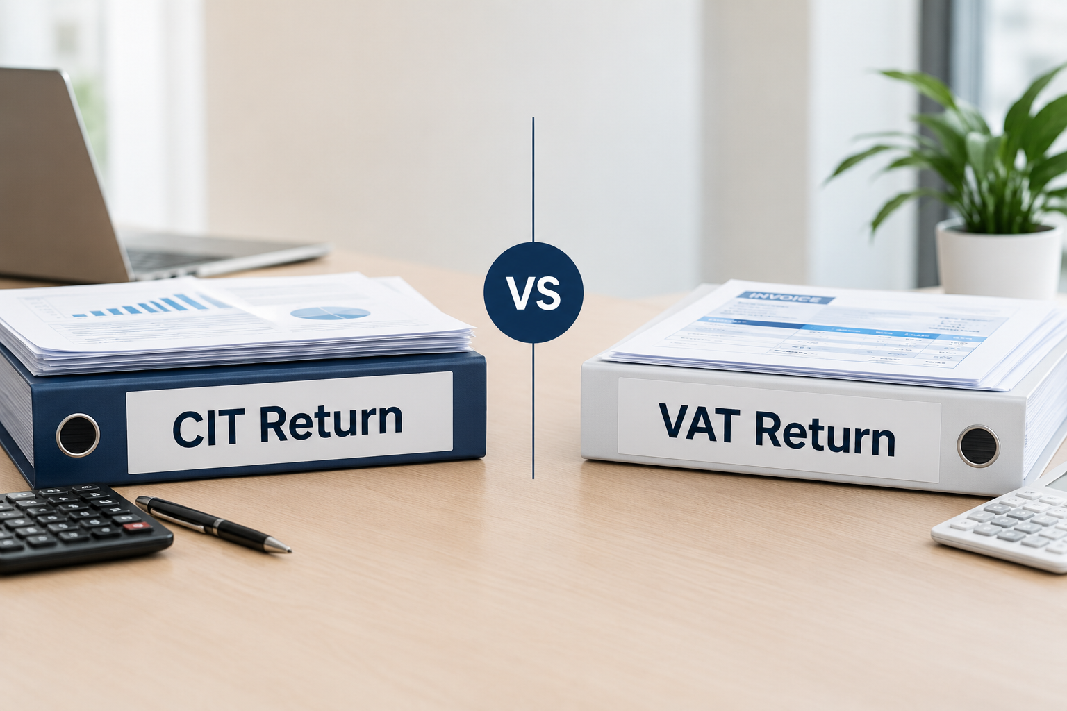 CIT Return vs VAT Return: What Is the Difference?