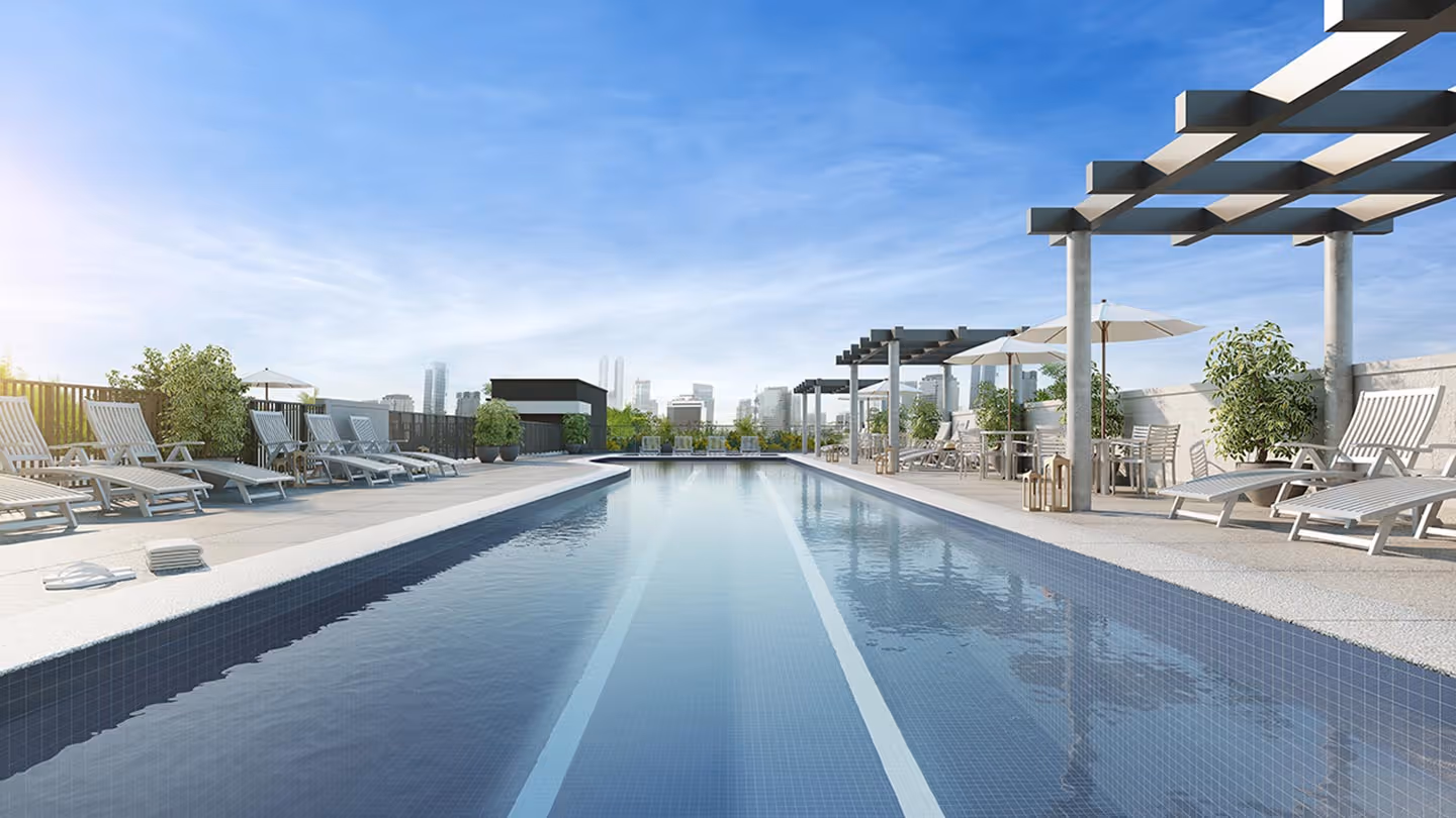 Piscina adulto com raia de 25m