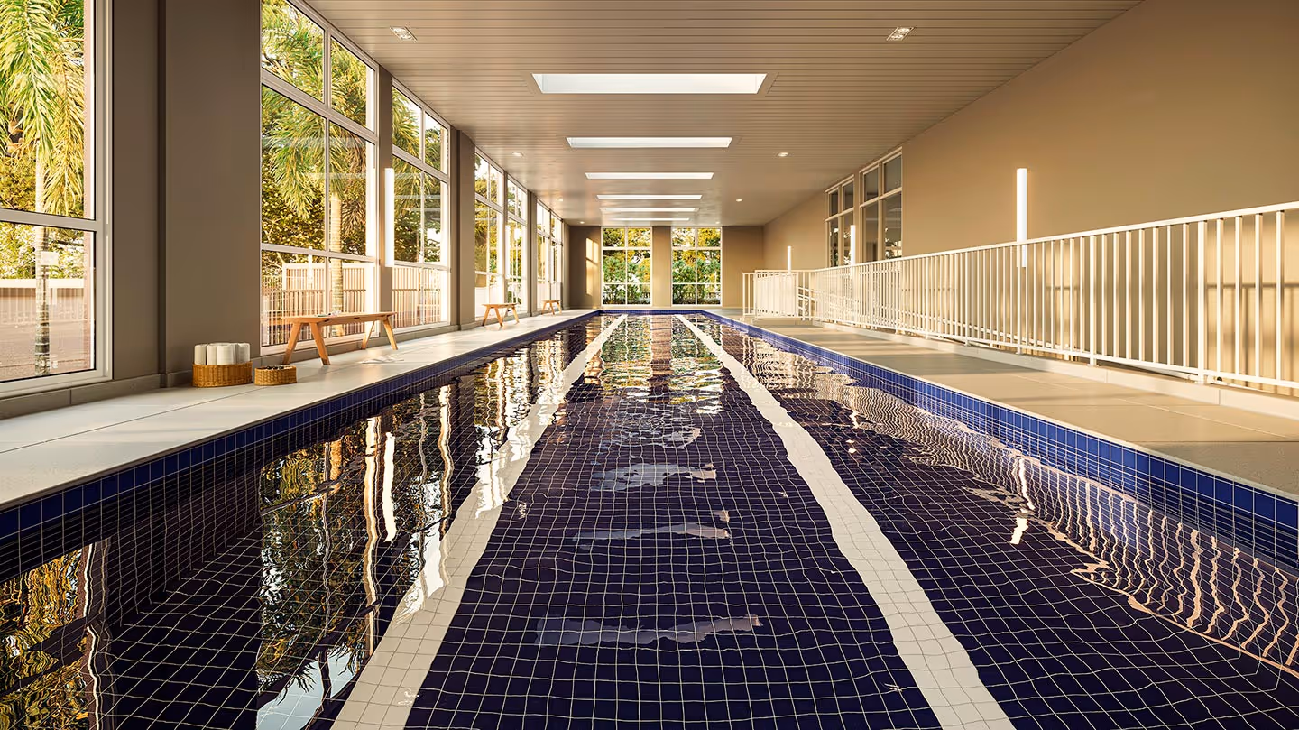 #Olivier Morumbi - Piscina coberta com raia de 25m