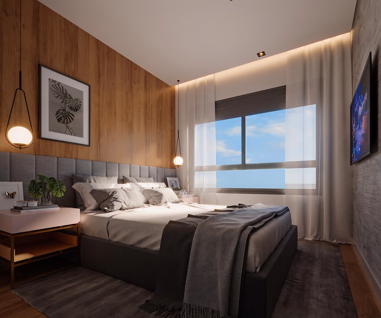 Suíte Master do apto de 104m²