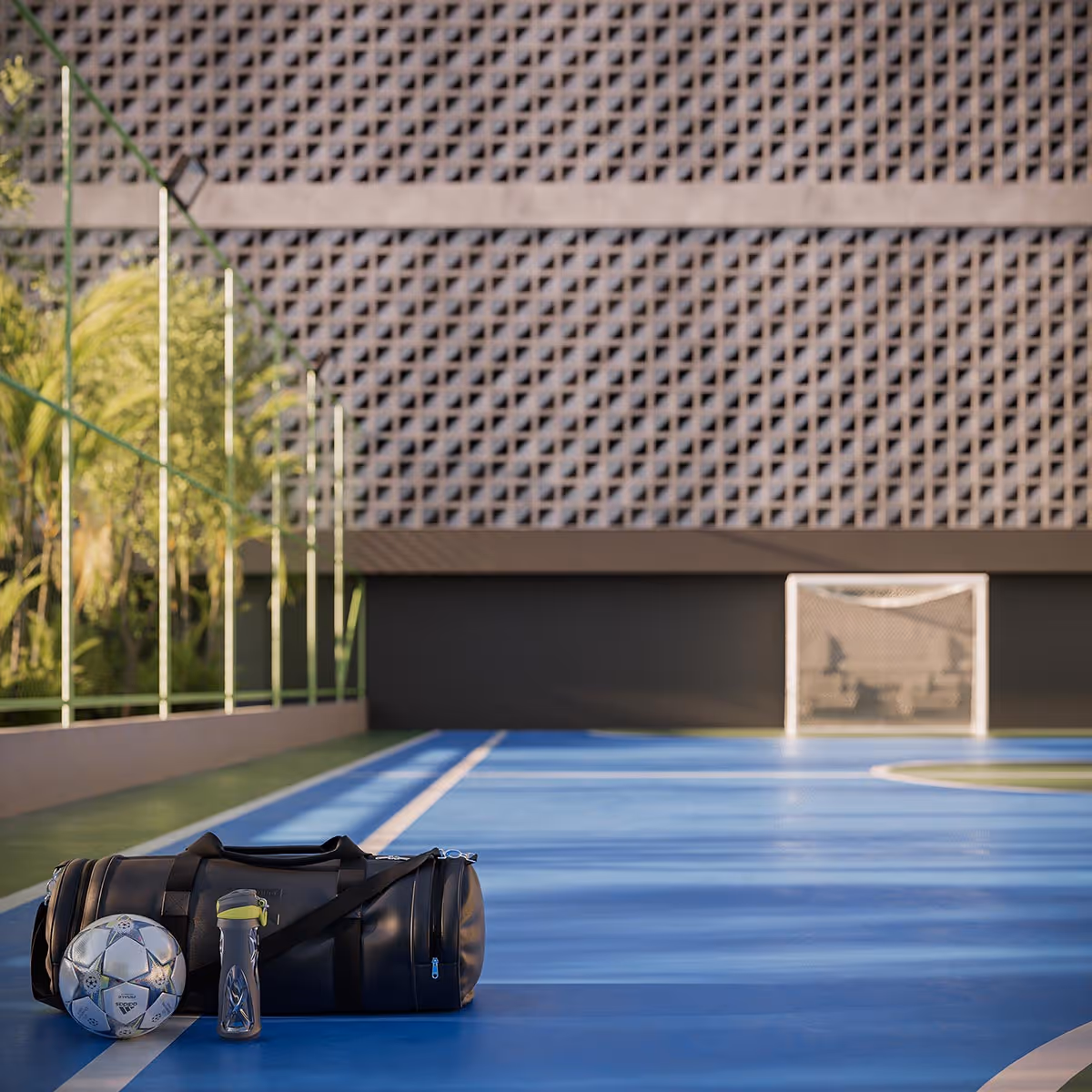 Detalhe da Quadra Recreativa