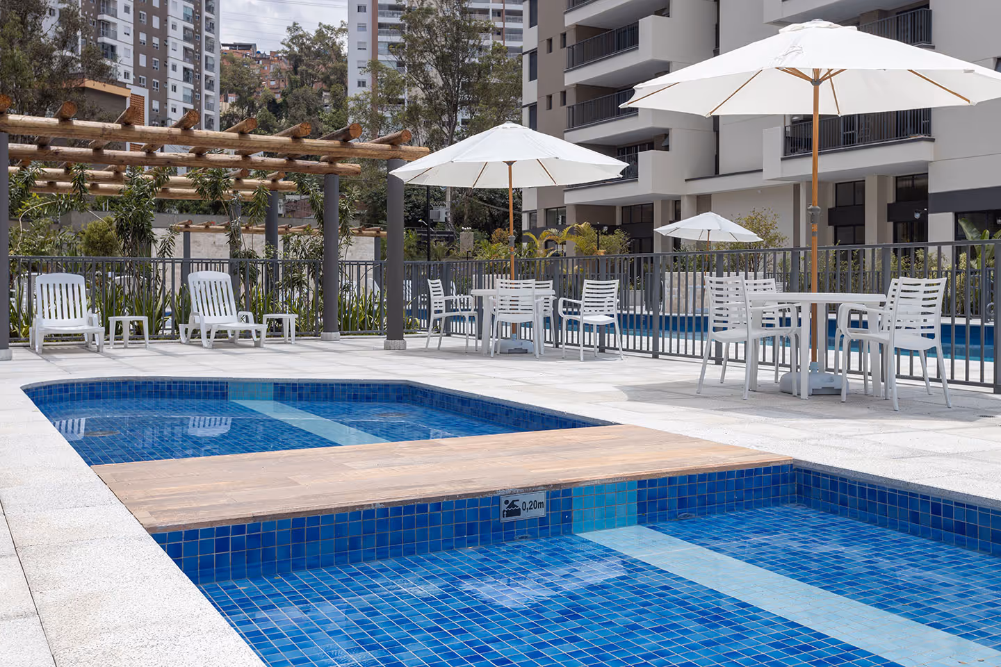 Foto da piscina infantil