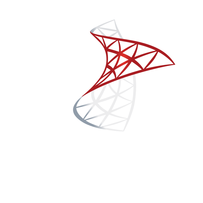 Microsoft SQL Server logo.