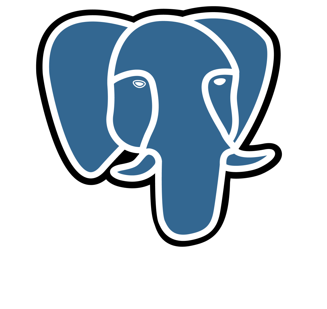 PostgreSQL logo.