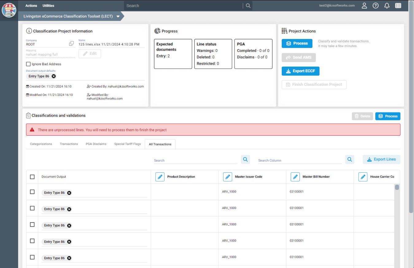 The user interface of a bulk update modal in a custom B2B web application, designed to streamline data management and improve user efficiency.