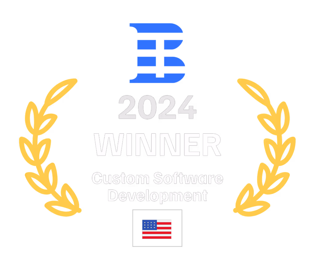 TechBehemoths award for being named a Top Mobile App Development Company in the United States in 2022.