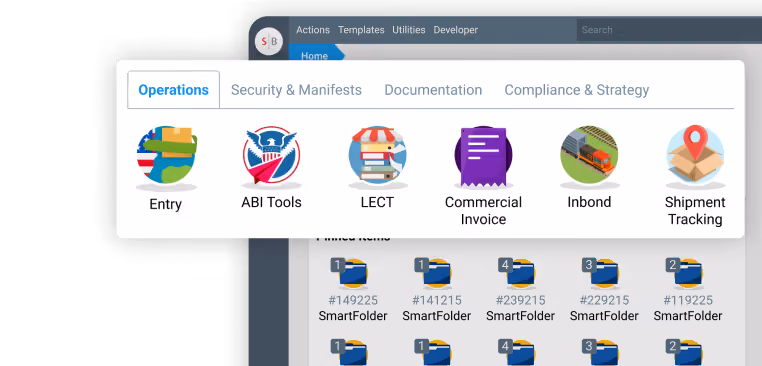 Smartborder Interface example