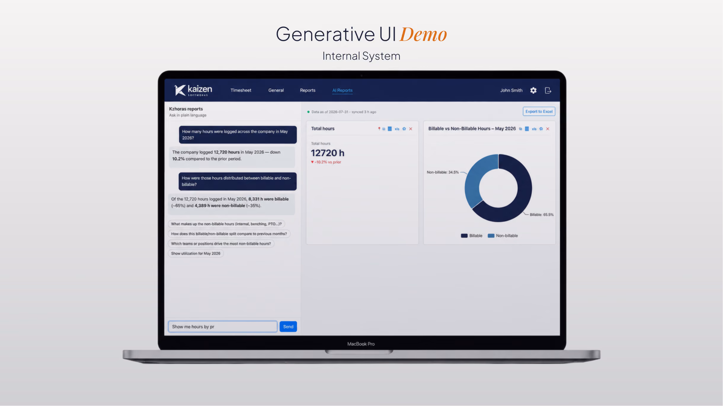 Second Generative UI demo video poster