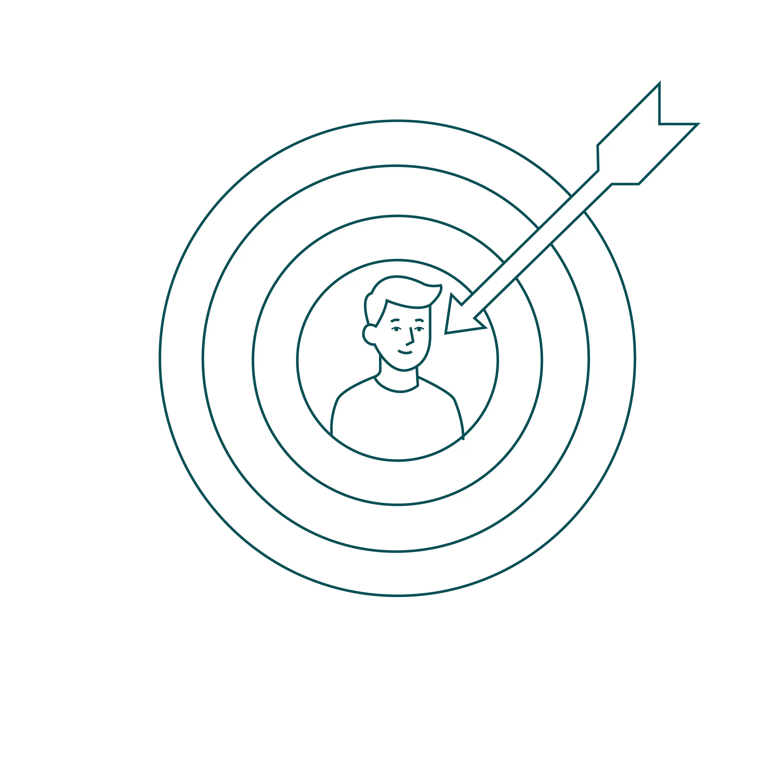 Target audience for Work & Study in Ireland program – international student illustration