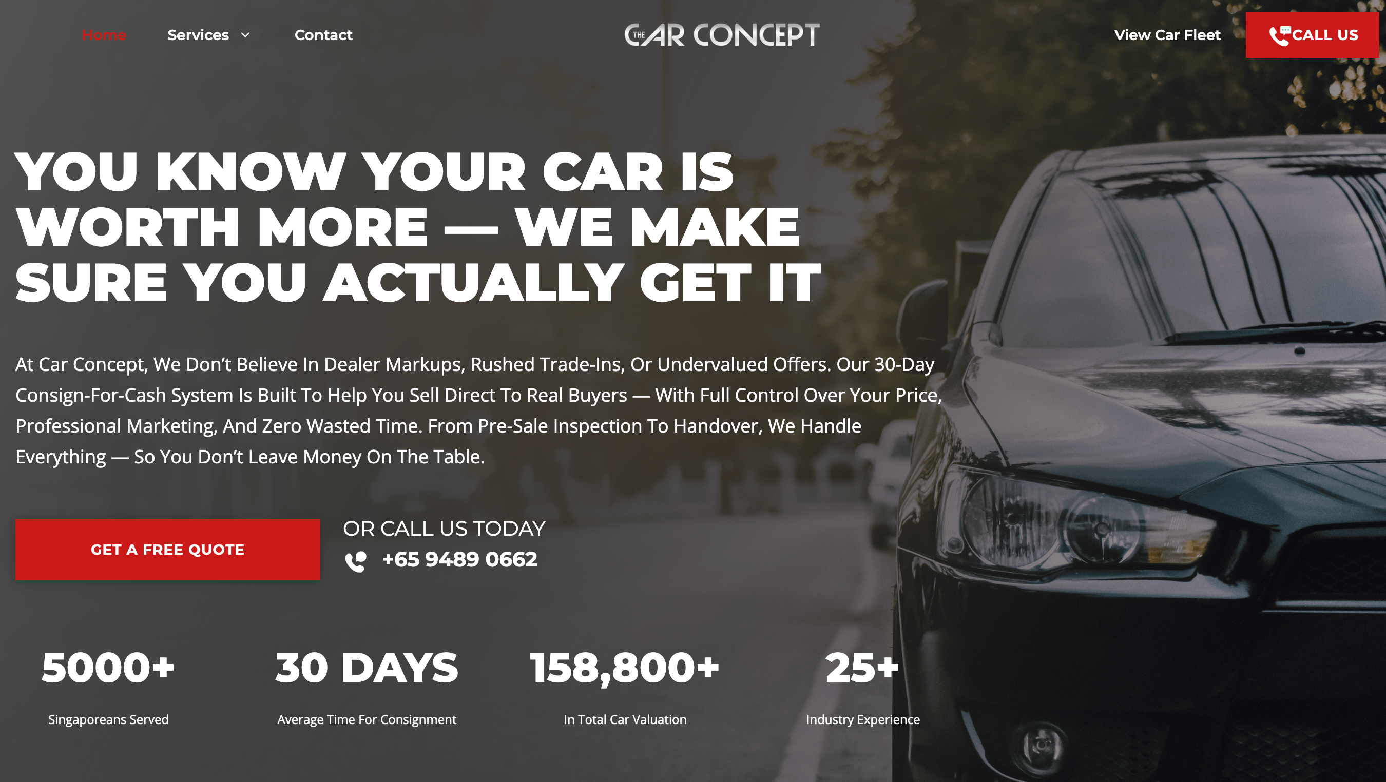 Sell Your Car Fast in Singapore | The Car Concept
