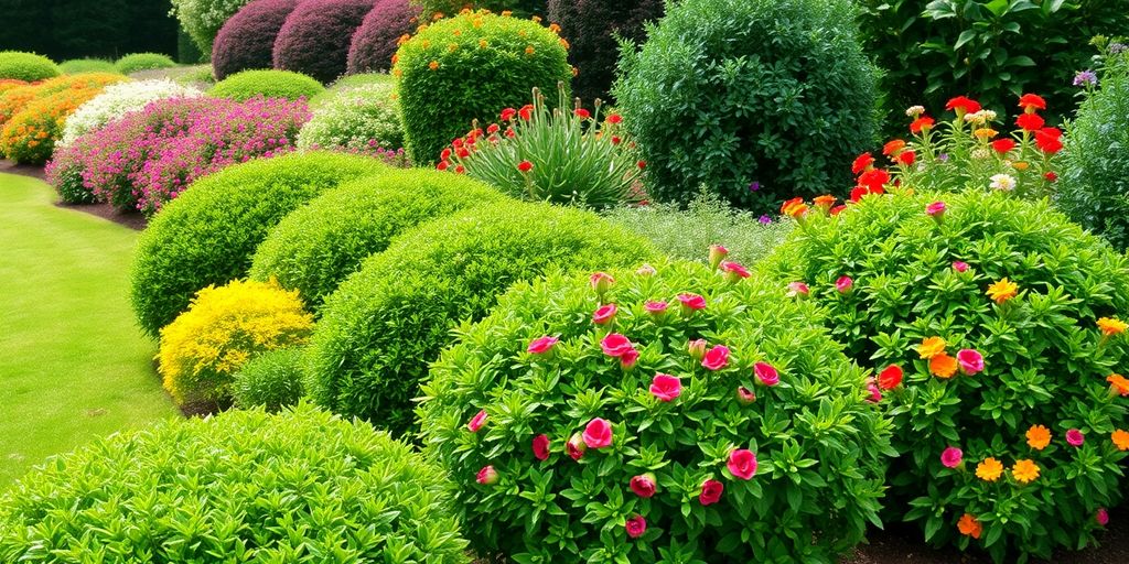 Well-maintained shrubs in a vibrant landscape setting.