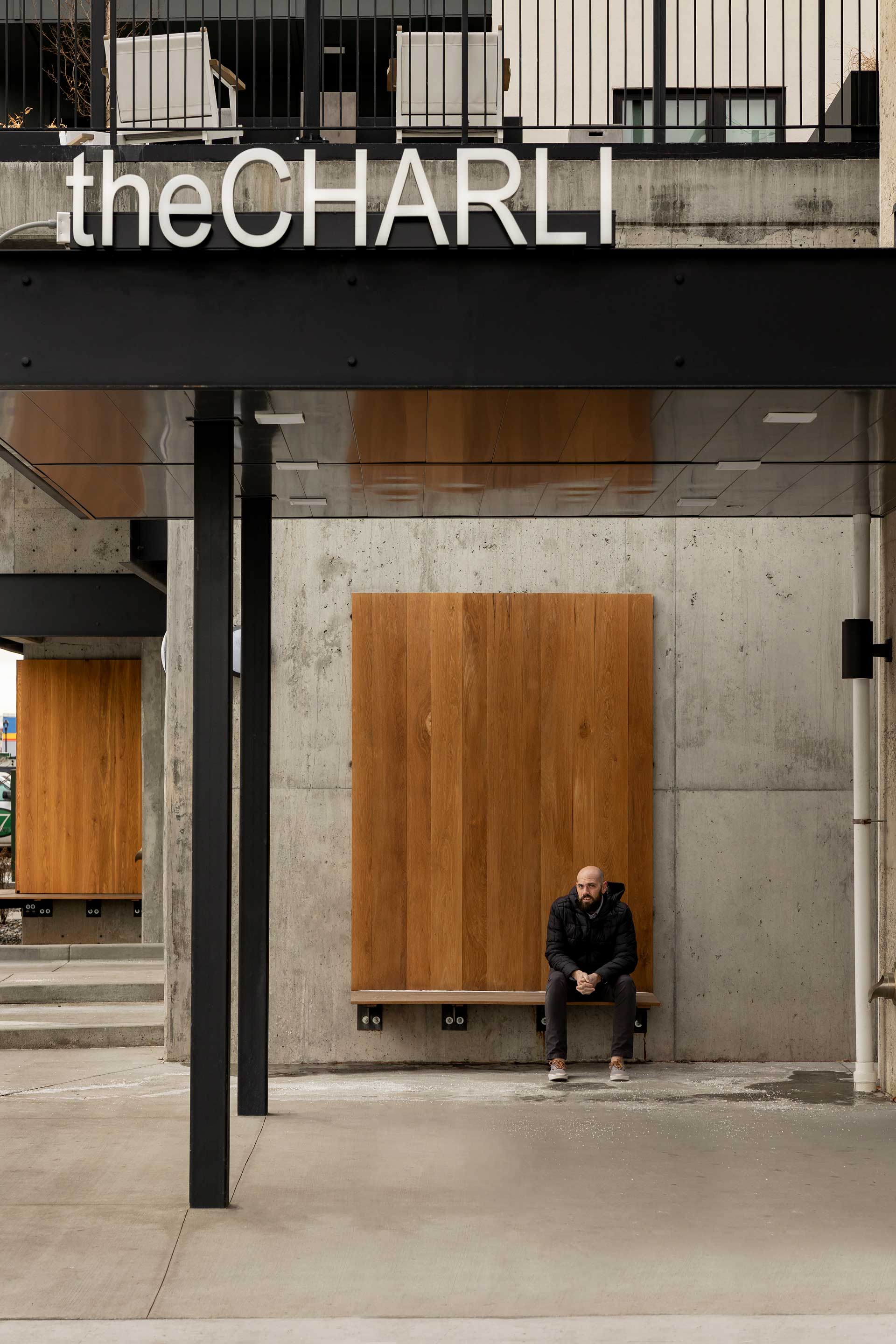 Architect working on design sketches at a modern office desk