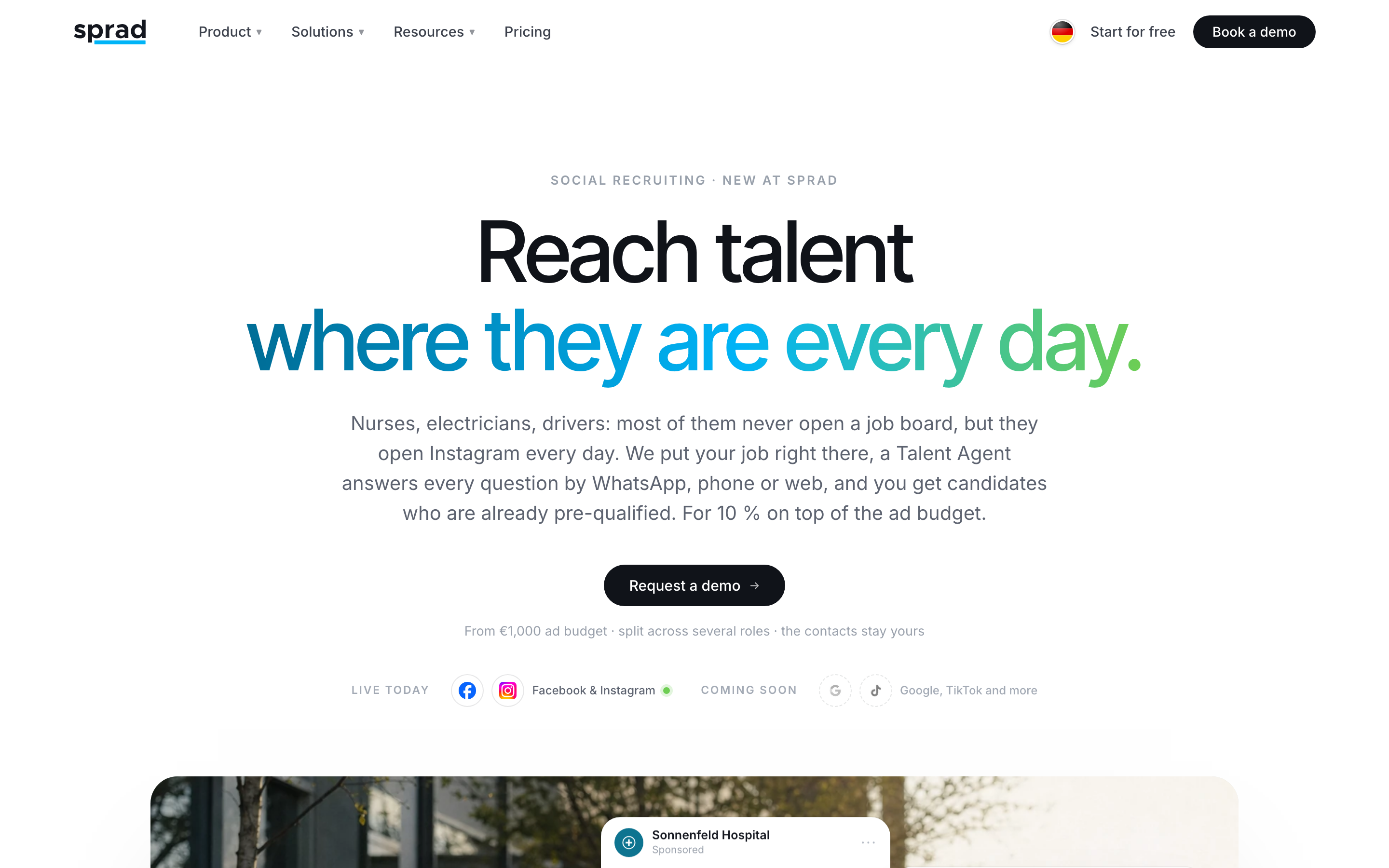 Sprad Social Recruiting