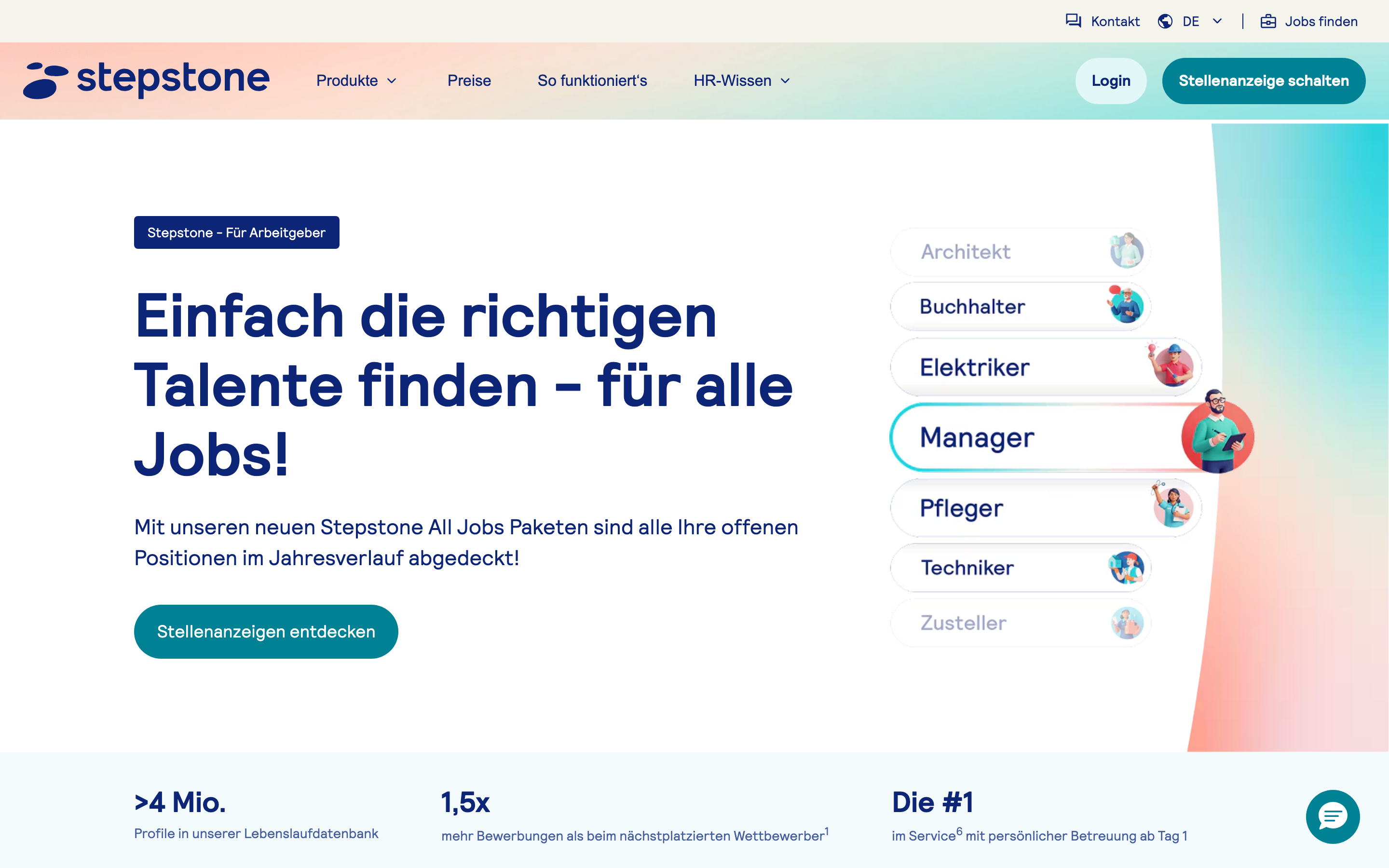 StepStone Website