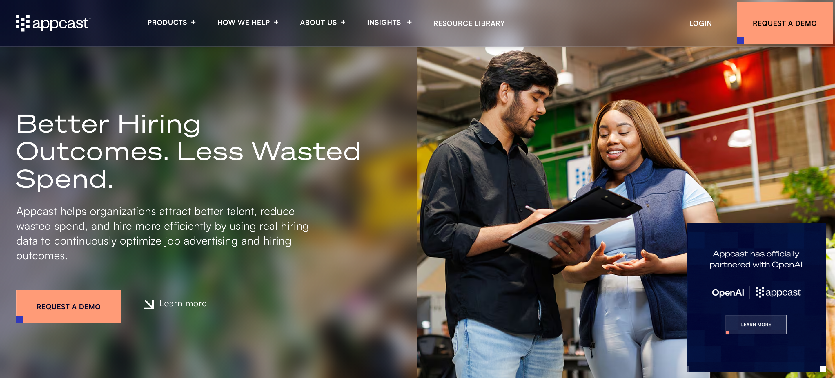 Appcast homepage