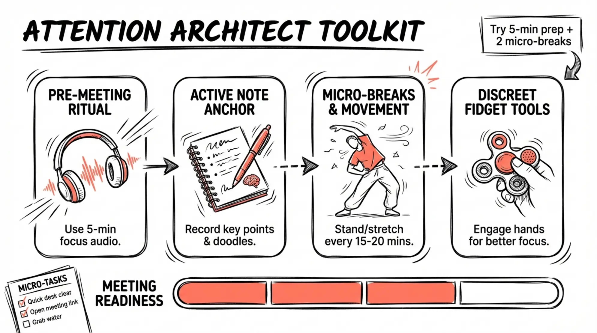 A simple, workplace-tailored emotional regulation pathway and script bank to manage RSD and respond to feedback with clarity and confidence.