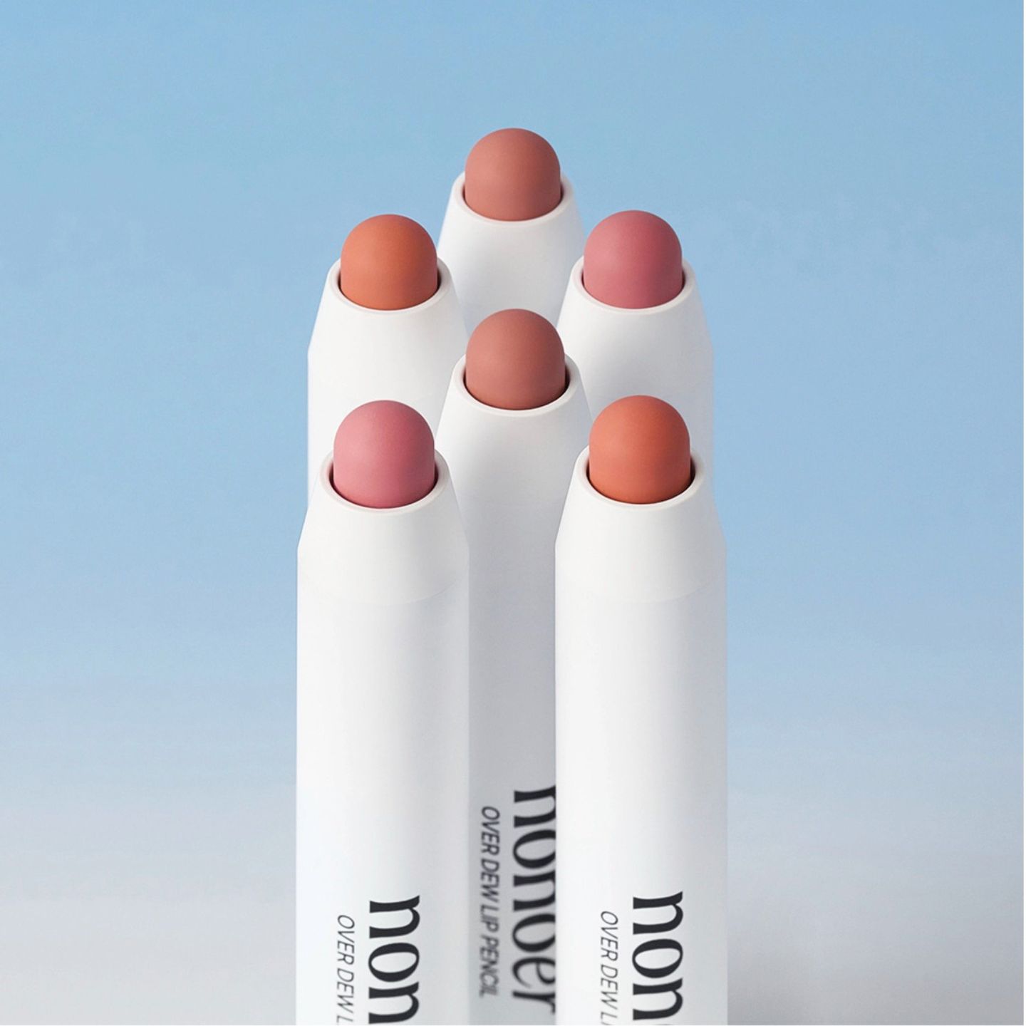 노노어 수이드 로지 브라운 립펜슬 제품컷 (NONOER Over Dew Lip Pencil Suede Rosy Brown pencil image)