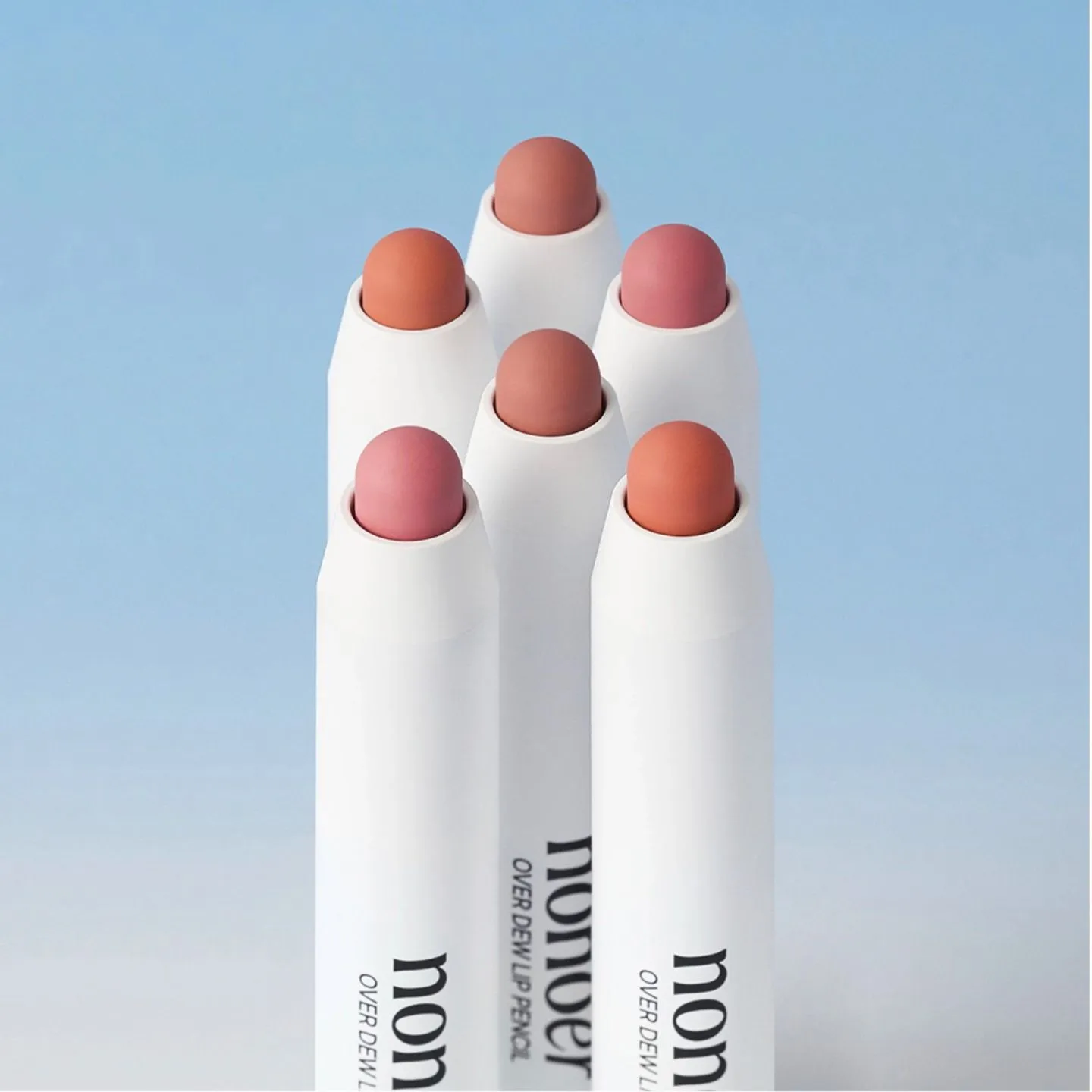 노노어 수이드 로지 브라운 립펜슬 제품컷 (NONOER Over Dew Lip Pencil Suede Rosy Brown pencil image)