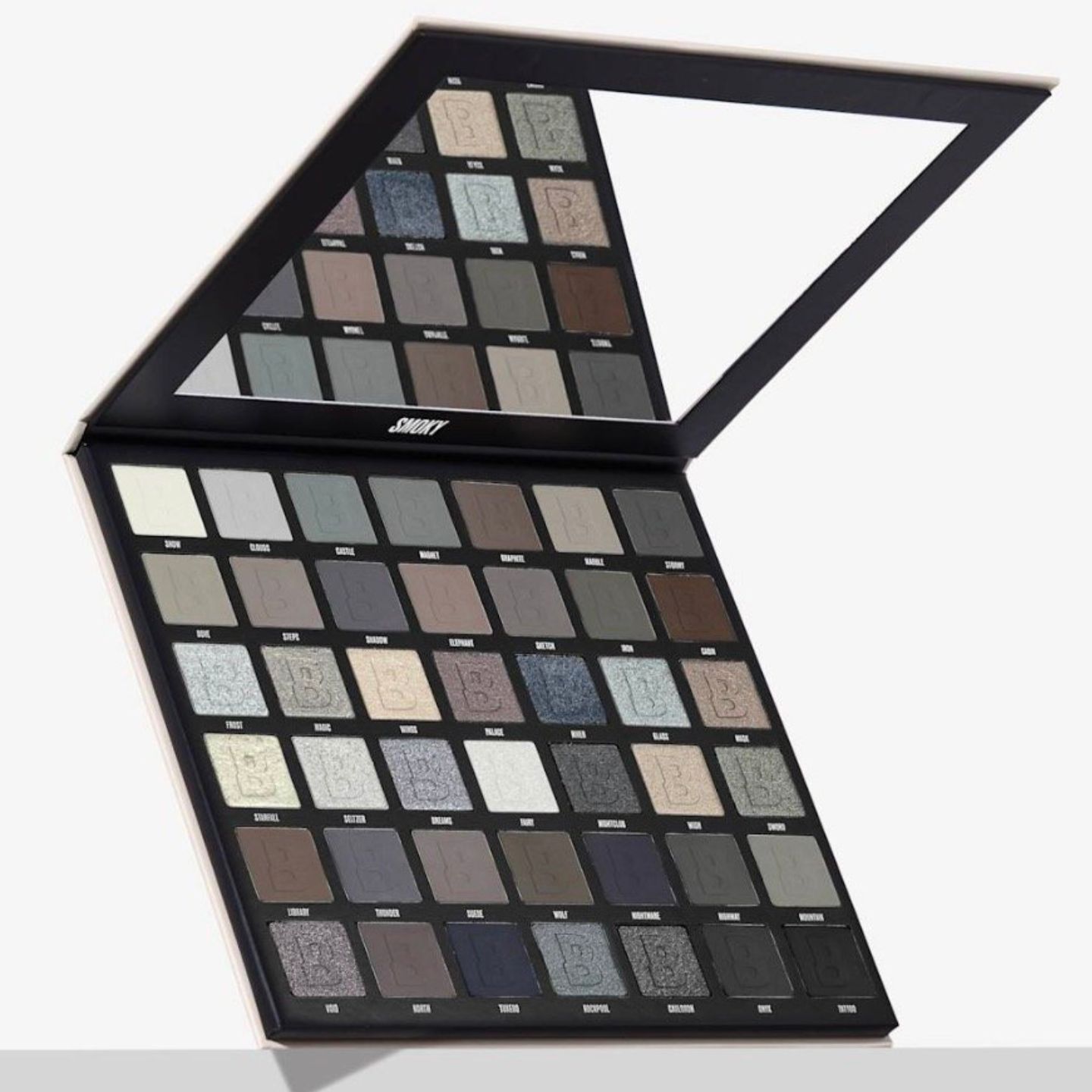 뷰티베이 스모키 아이섀도우 디테일컷 (BEAUTYBAY smoky eyeshadow palette close-up detail)