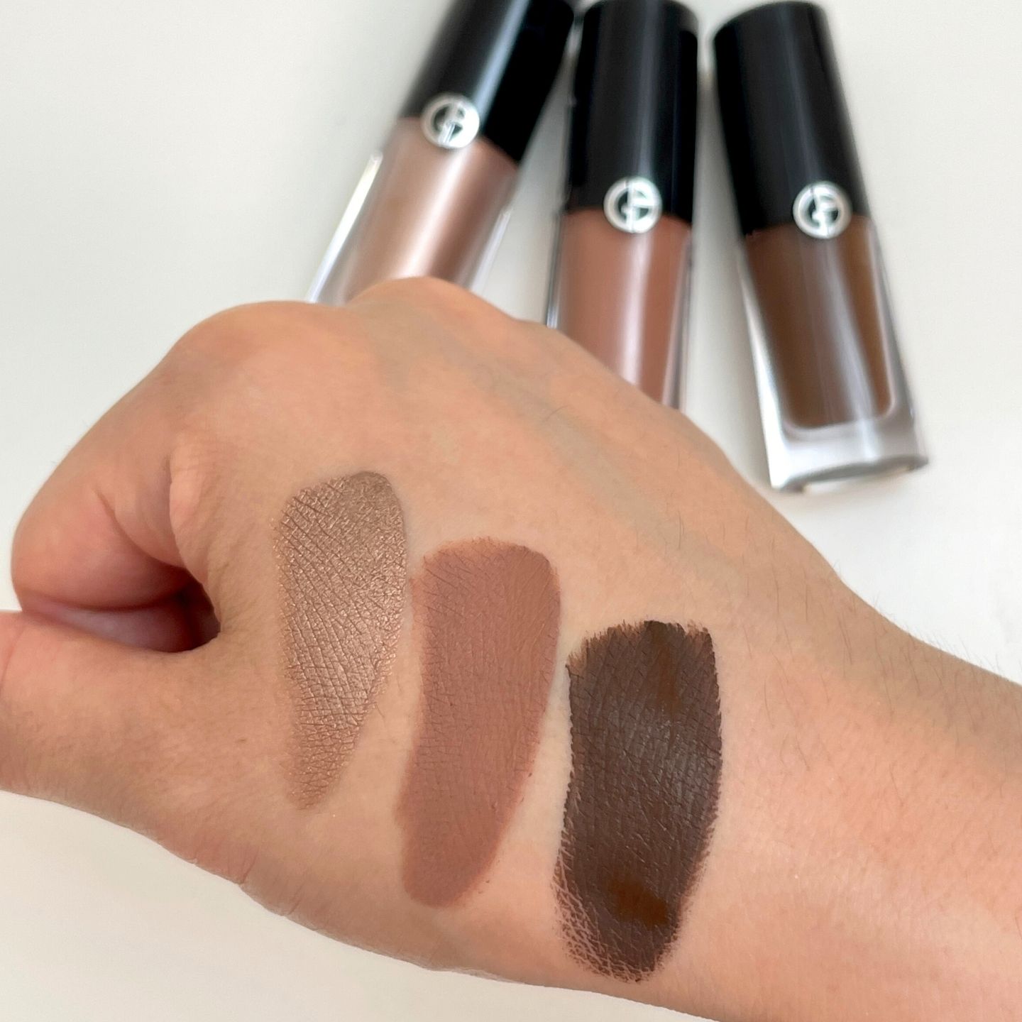 아르마니 아이틴트 3컬러 전제품컷 (Armani Eye Tint 3 colors product shot)