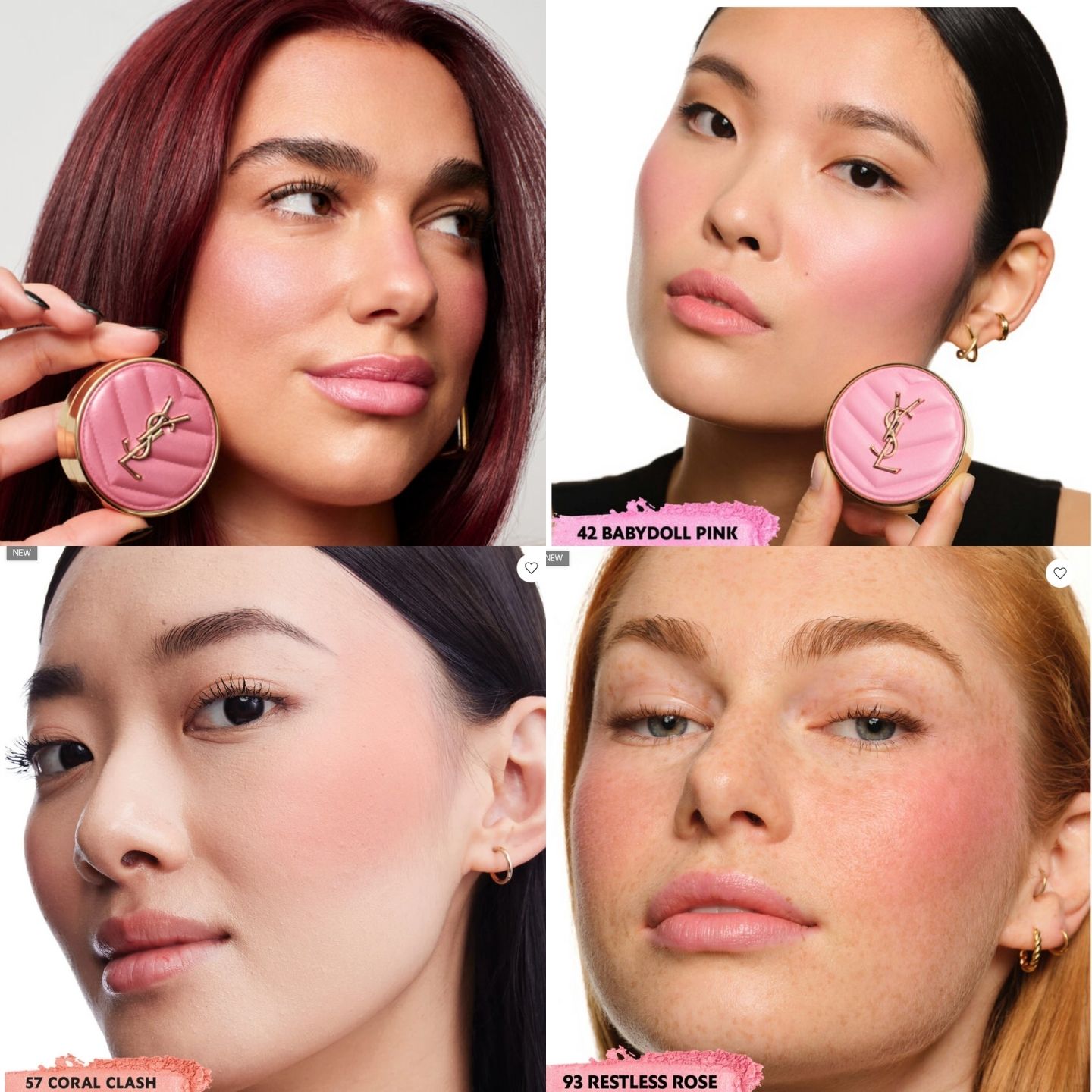 입생로랑 메이크 미 블러쉬 06 로즈 헤이즈 사용한 스타일 (YSL Make Me Blush 06 Rose Haze style)