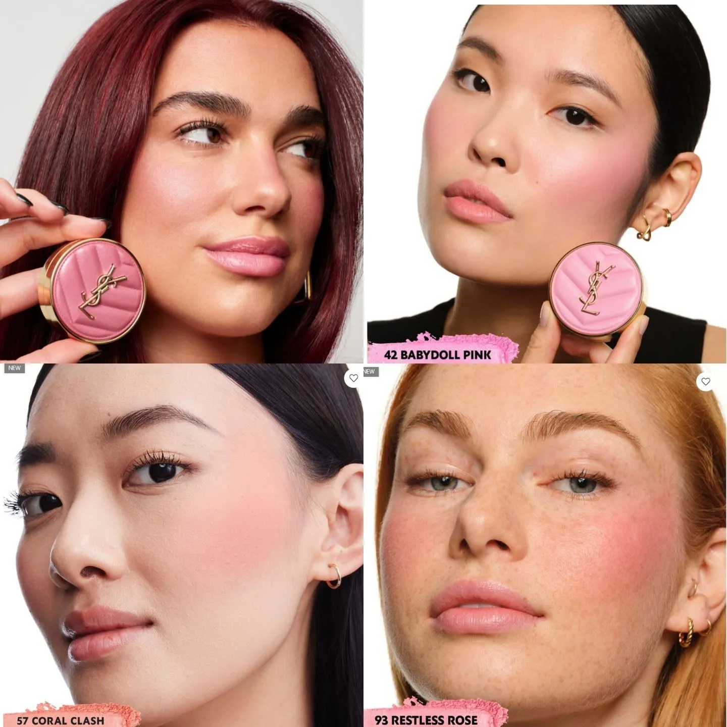 입생로랑 메이크 미 블러쉬 06 로즈 헤이즈 사용한 스타일 (YSL Make Me Blush 06 Rose Haze style)