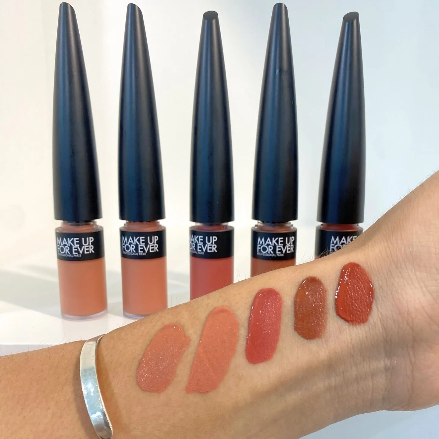 메이크업포에버 루즈 아티스트 포에버 매트 실물 발색 (MAKE UP FOR EVER lipstick real swatch)