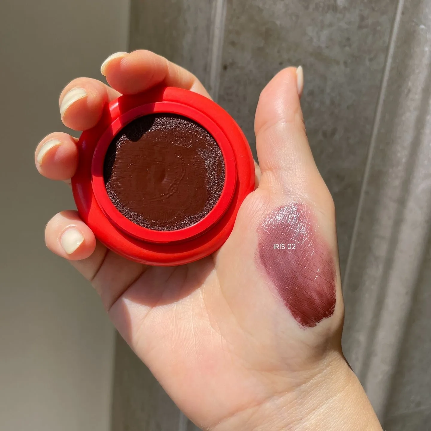 시미헤이즈 뷰티 컬러 글레이즈, Iris 02 실물 발색 (Simihaze Beauty Colour Glaze Iris 02 real swatch)