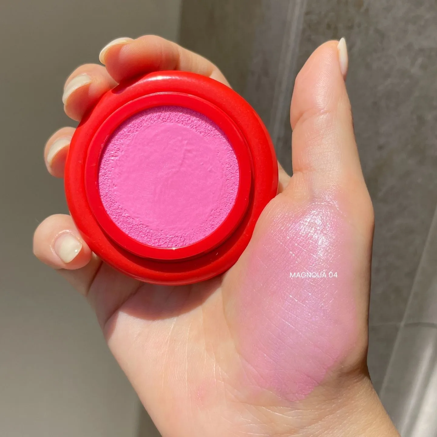 시미헤이즈 뷰티 컬러 글레이즈, Magnolia 04 실물 발색 (Simihaze Beauty Colour Glaze Magnolia 04 real swatch)