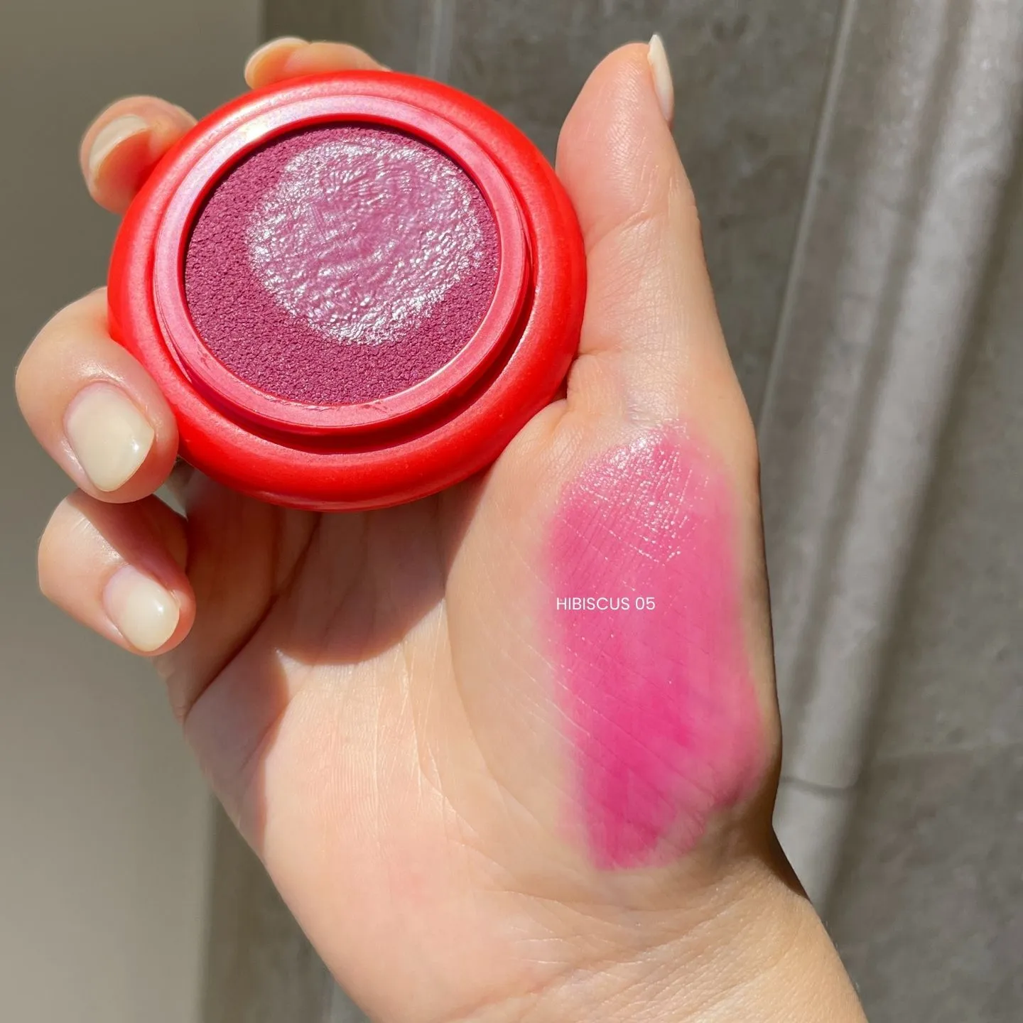 시미헤이즈 뷰티 컬러 글레이즈, Hibiscus 05 실물 발색 (Simihaze Beauty Colour Glaze Hibiscus 05 real swatch)
