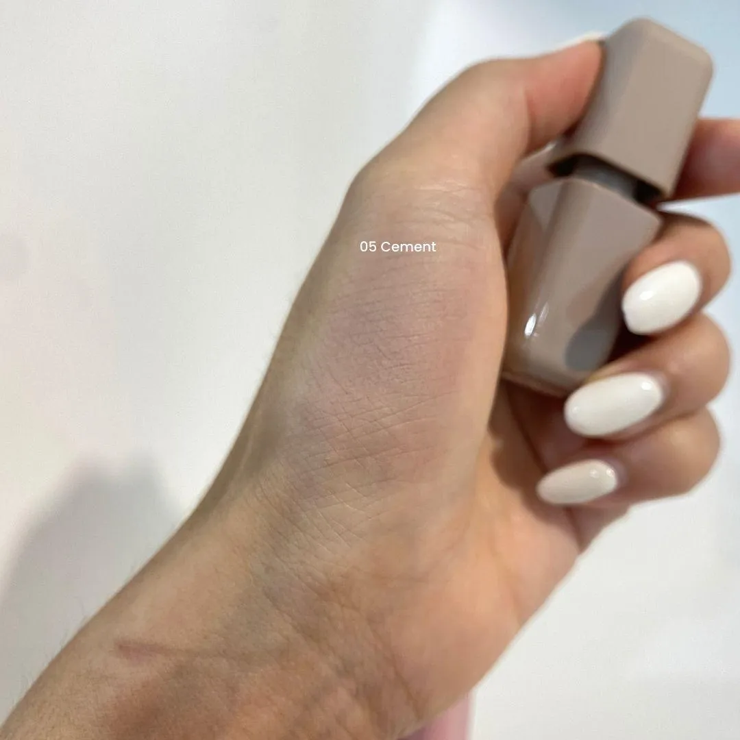 컬러그램 긱 누드 컬러 커버 틴트 05 시멘트 손목 발색 (Colorgram Geek Nude Color Cover Tint 05 Cement wrist swatch)