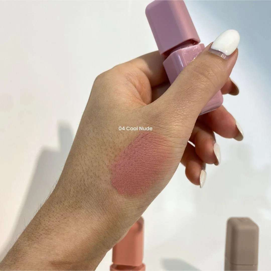 컬러그램 긱 누드 컬러 커버 틴트 04 쿨 누드 손목 발색 (Colorgram Geek Nude Color Cover Tint 04 Cool Nude wrist swatch)