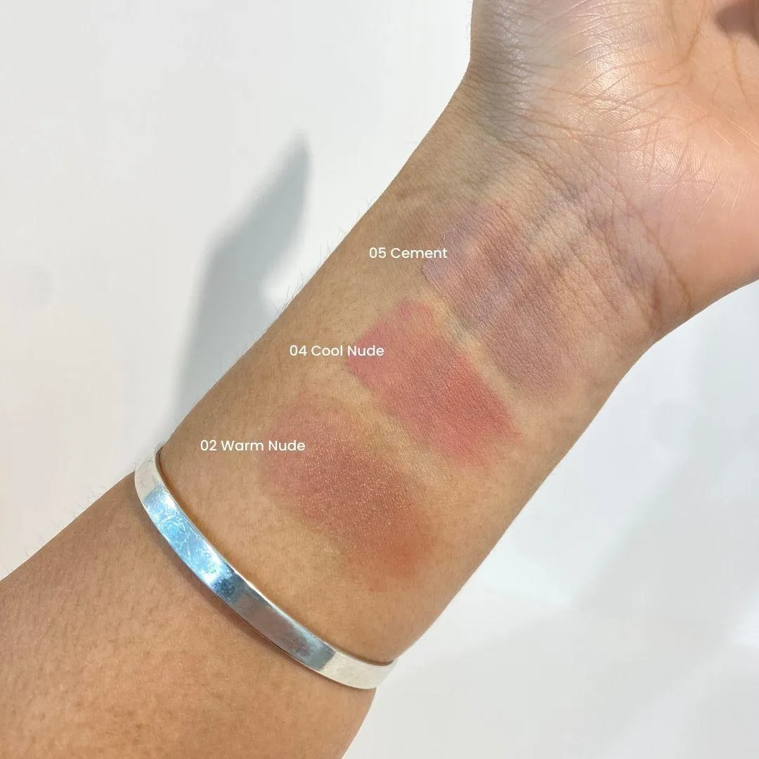 컬러그램 긱 누드 컬러 커버 틴트 02·04·05 전체 발색 (Colorgram Geek Nude Color Cover Tint 02, 04, 05 full swatch)