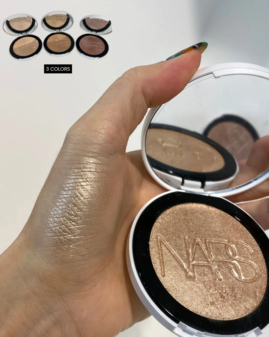 나스(NARS) 라이트 리플렉팅 루미나이징 파우더 3컬러 메인 이미지 (NARS Light Reflecting Luminizing Powder three colors main image)