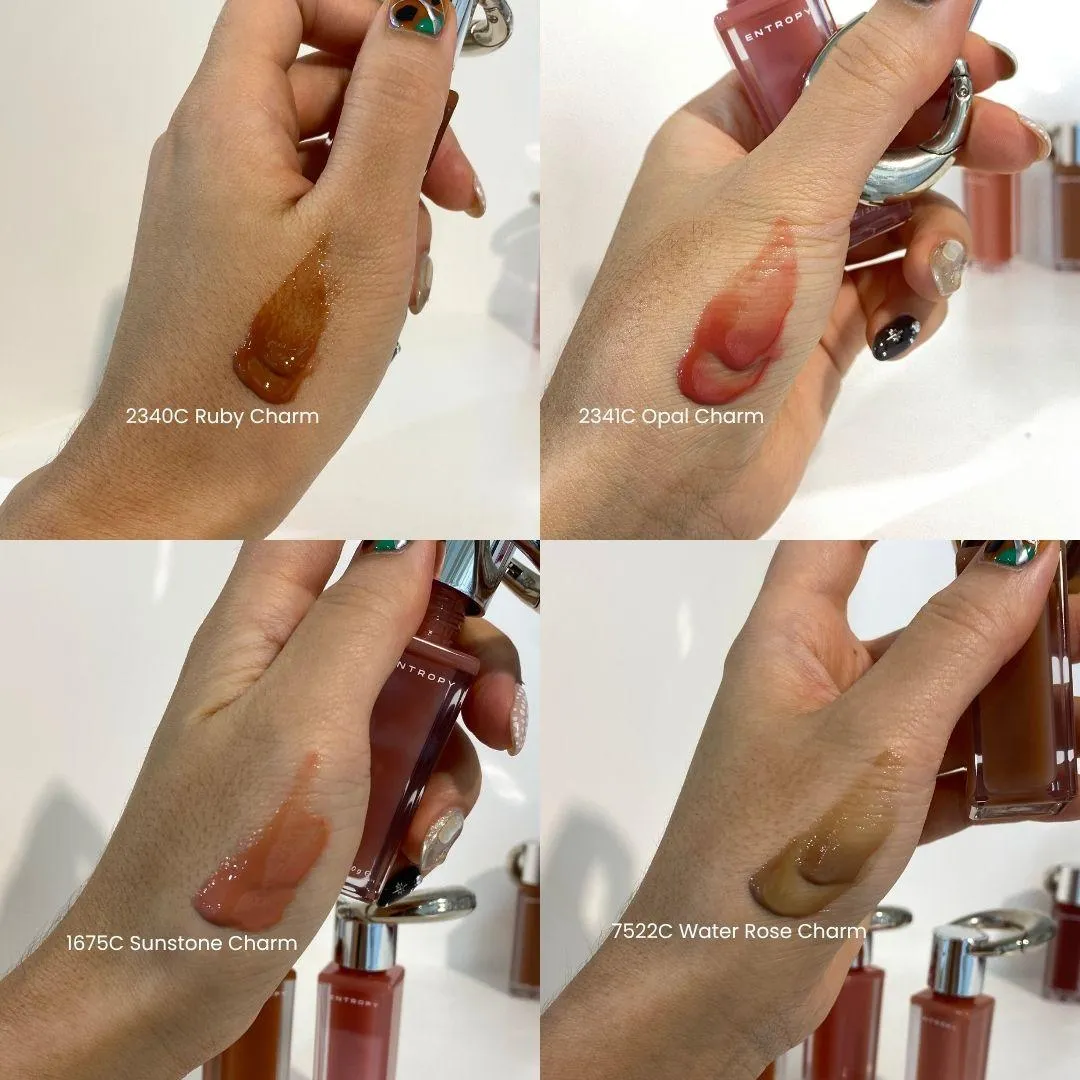 엔트로피 참 틴트 워터  손등 발색 (Entropy Charm Tint Water hand swatch)