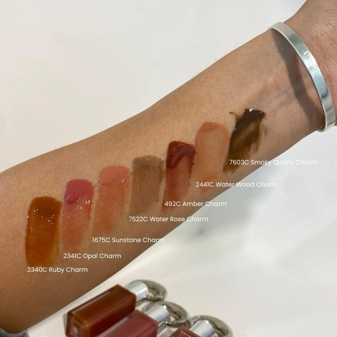 엔트로피 참 틴트 워터 7컬러 전체 실물 발색 (Entropy Charm Tint Water seven colors real swatch)