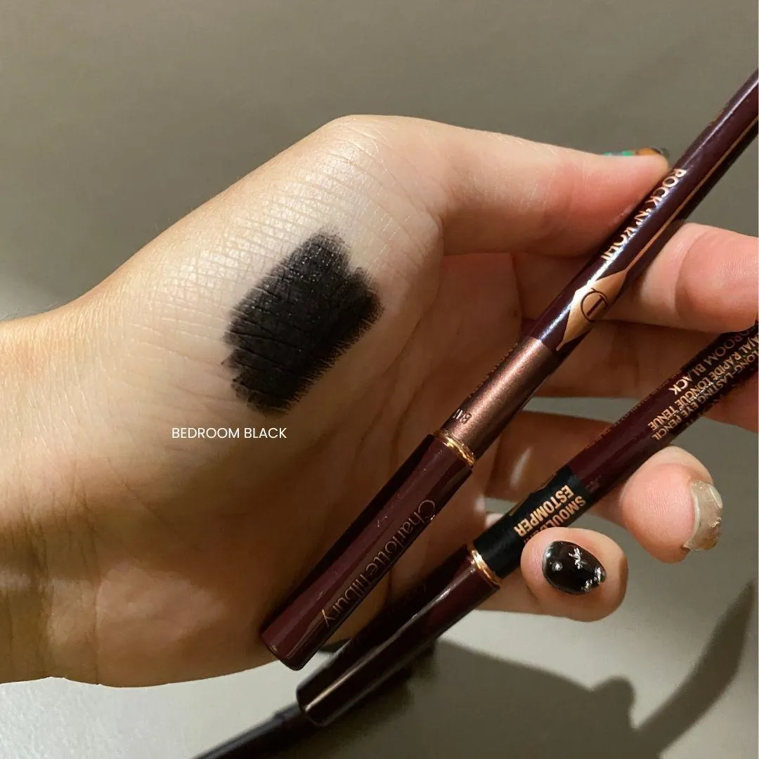 샬롯 틸버리 Quick Kajal Long-Lasting Eye Pencil, BEDROOM BLACK 컬러 실제 컬러 (Charlotte Tilbury Bedroom Black actual color)